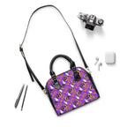 Figment on the Moon Purple Shoulder Handbag