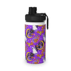 Figment on the Moon Purple Stainless Steel Water Bottle