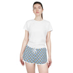 Blue Checkerboard Donald Relaxed Dolphin Shorts