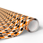 Orange Checkerboard Mickey Wrapping Paper Roll