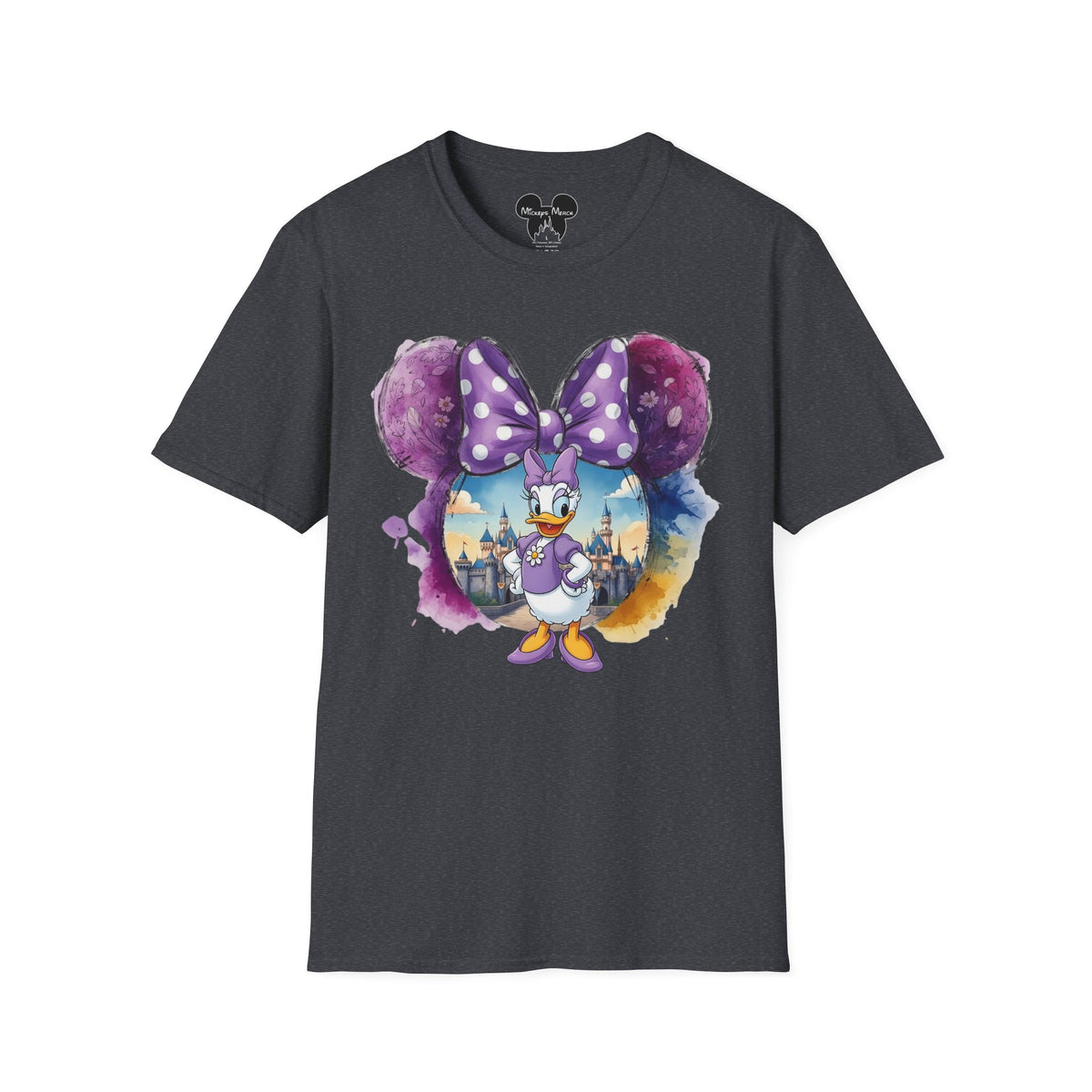Sensational Six - Daisy's Purple Polka Dot Castle Vignette Unisex Graphic Tee