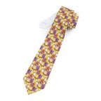 Figment on the Moon Yellow Mens Necktie