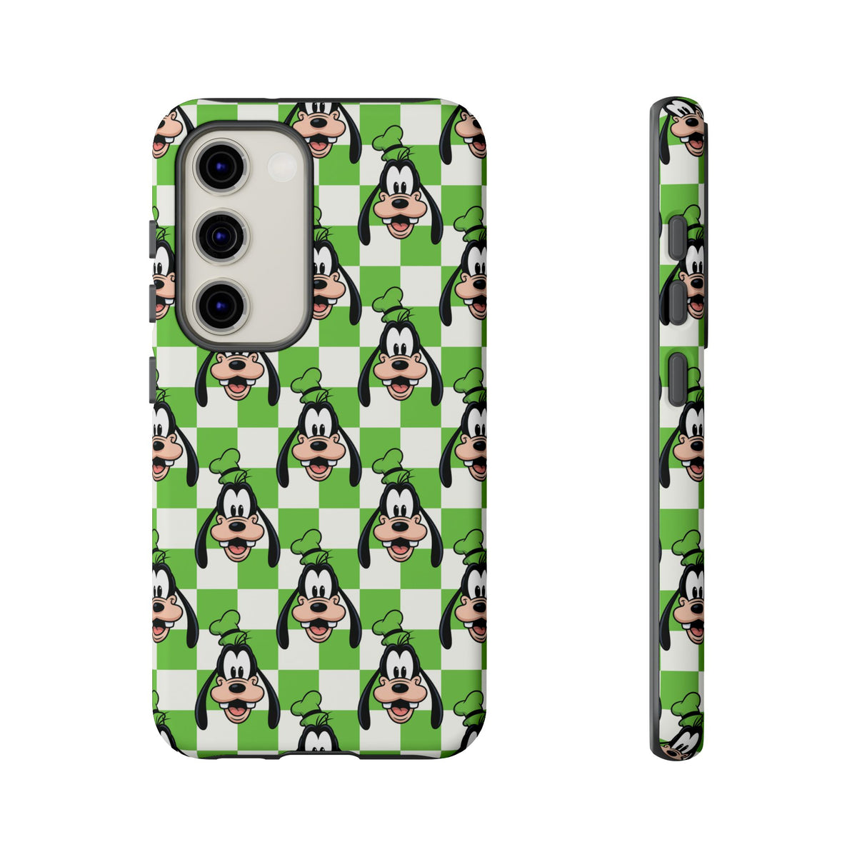 Green Checkerboard Goofy Resort Ready Cell Phone Tech Case