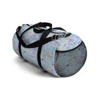 Character Autographs on Blue Travel Duffel Bag