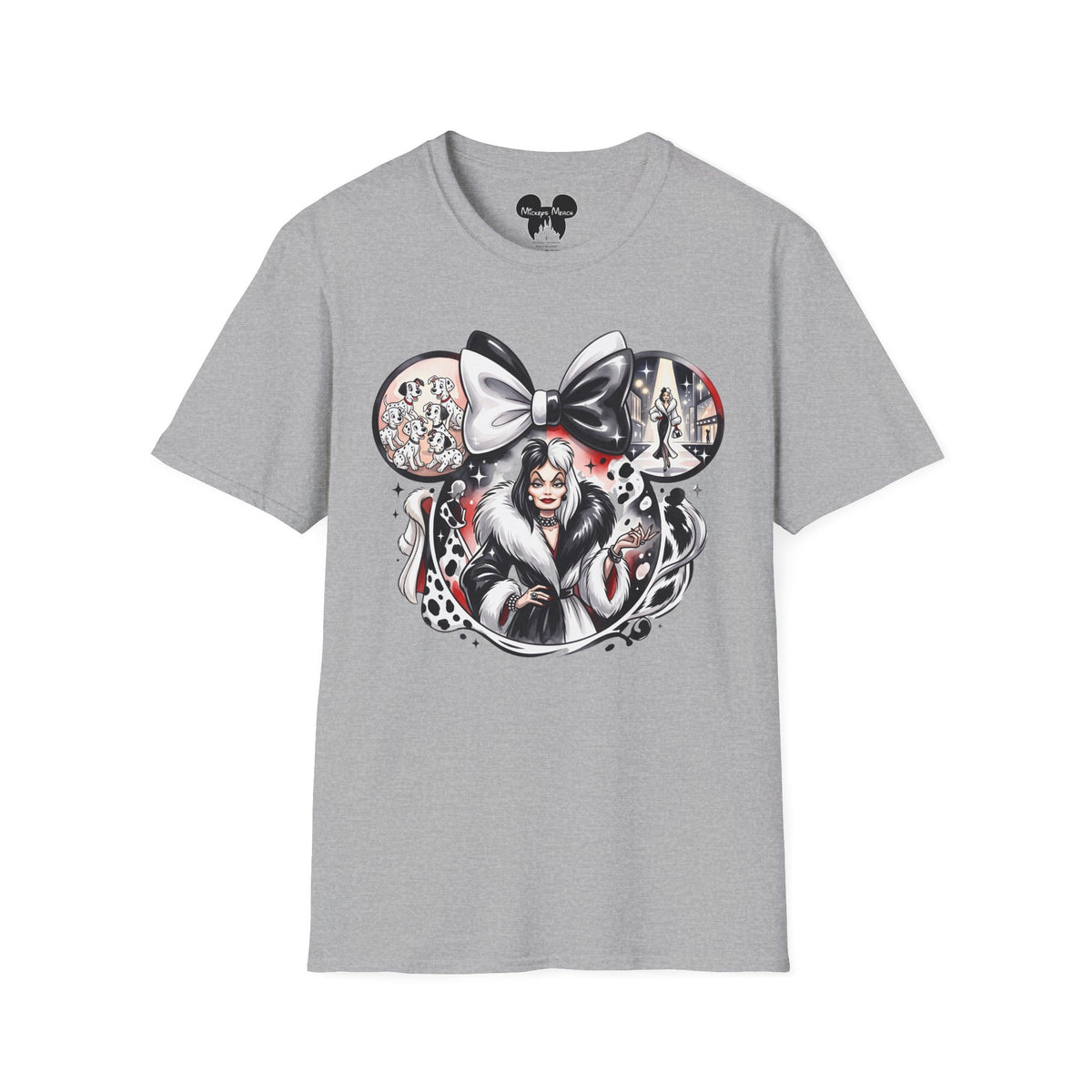 Disney Villains - Cruella's Spotted Couture Vignette Unisex Graphic Tee