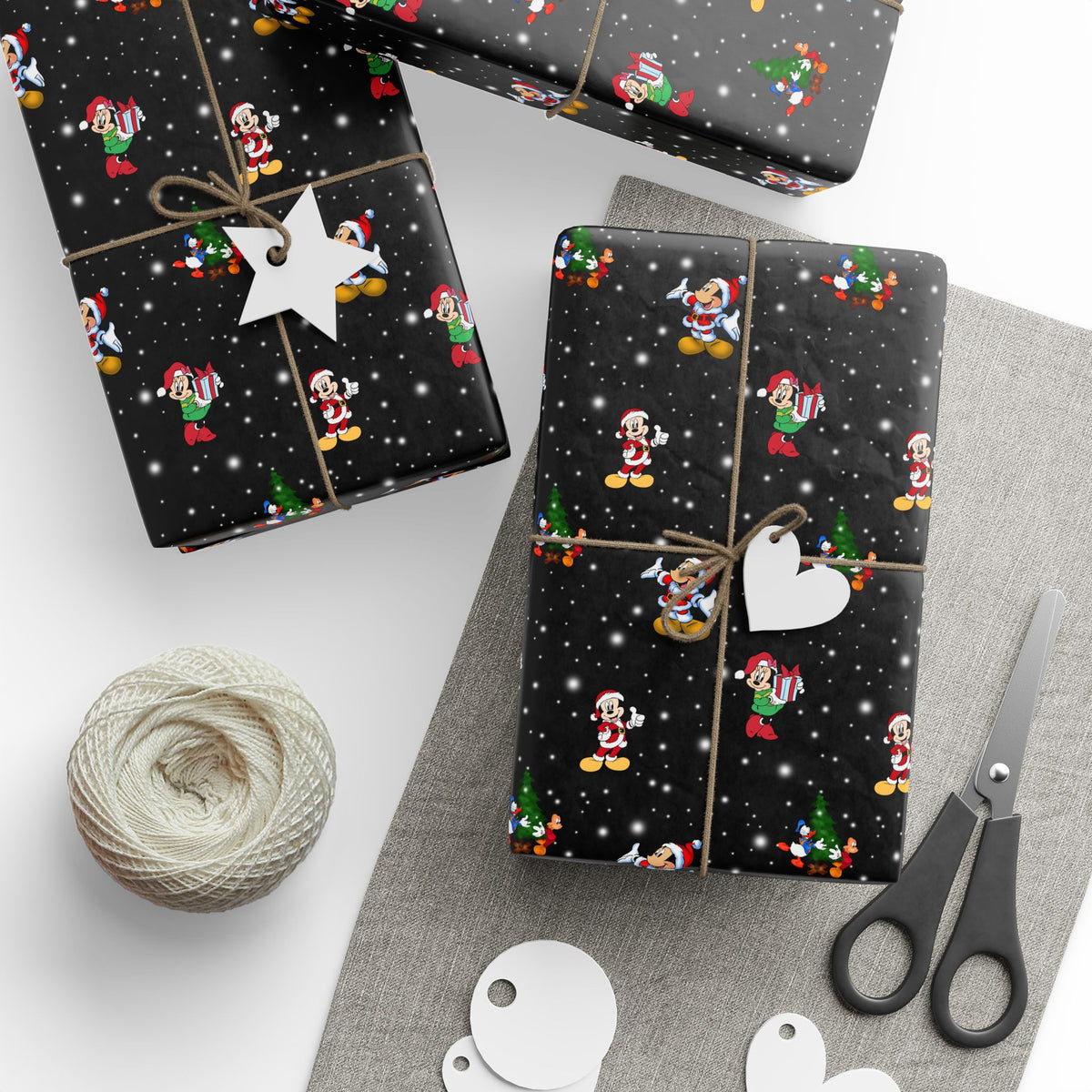 Starlight Christmas Wrapping Paper Roll
