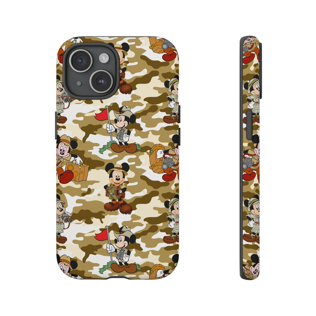 Jungle Camo Mickey Resort Ready Cell Phone Tech Case