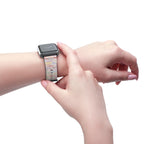 Character Autographs on Pink Whimsical Watch Band - Apple