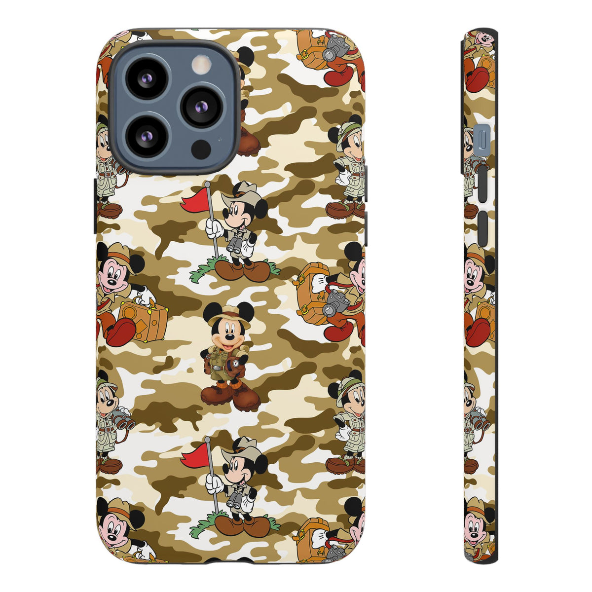 Jungle Camo Mickey Resort Ready Cell Phone Tech Case