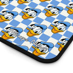 Blue Checkerboard Donald Stateroom Desk Mat