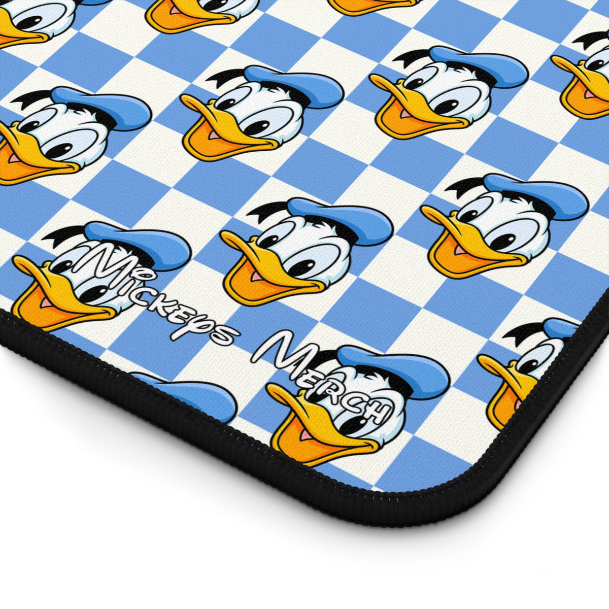 Blue Checkerboard Donald Stateroom Desk Mat