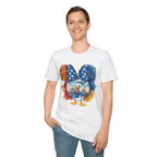 Sensational Six - Donald's Royal Blue Bow Castle Vignette Unisex Graphic Tee