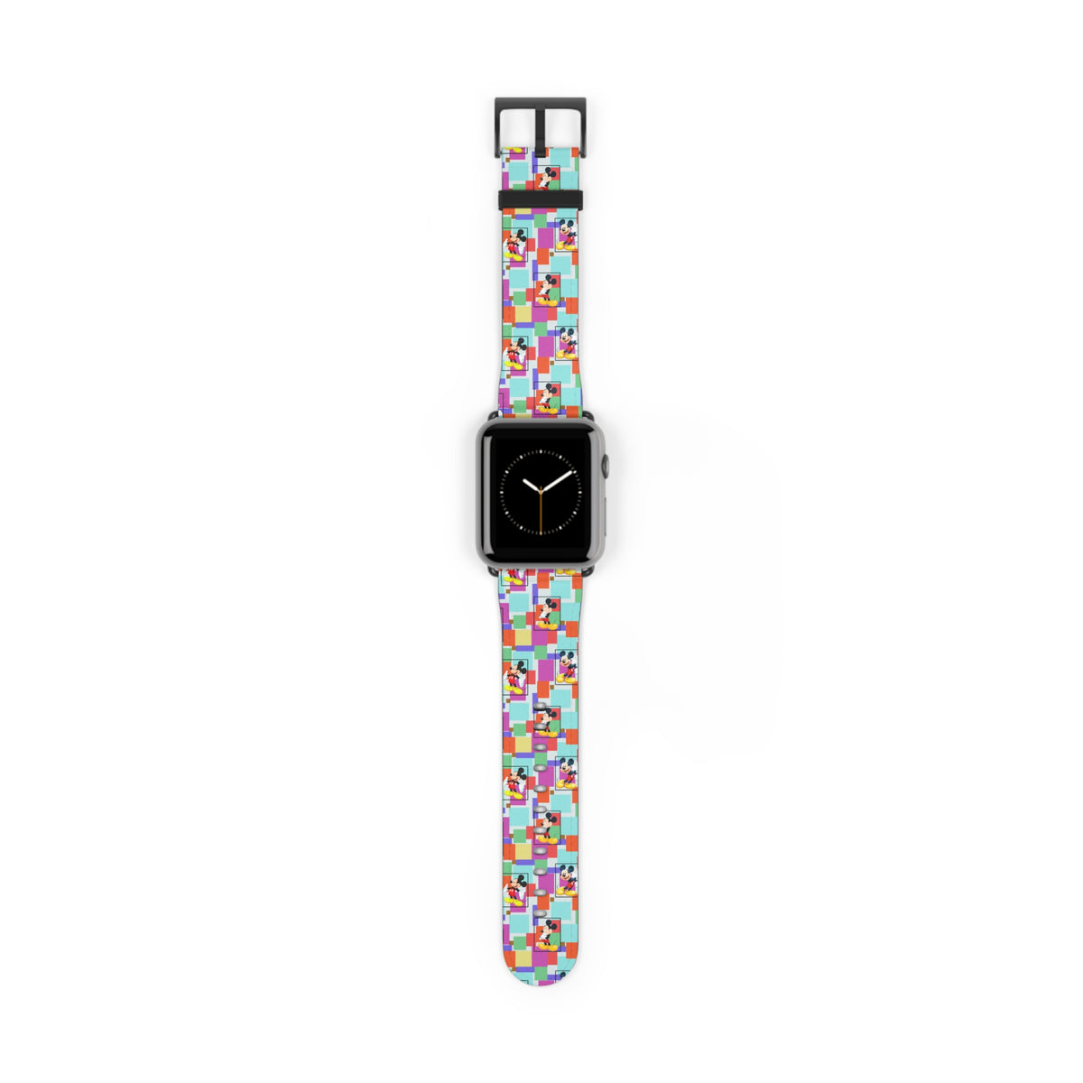 Colorblock Mickey Whimsical Watch Band - Apple