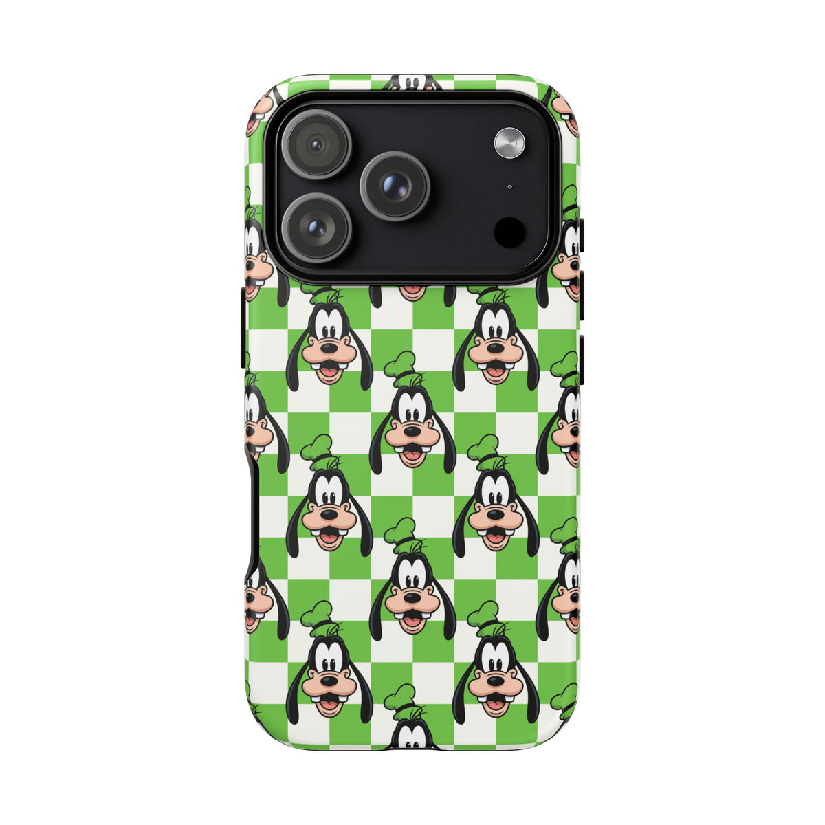 Green Checkerboard Goofy Resort Ready Cell Phone Tech Case
