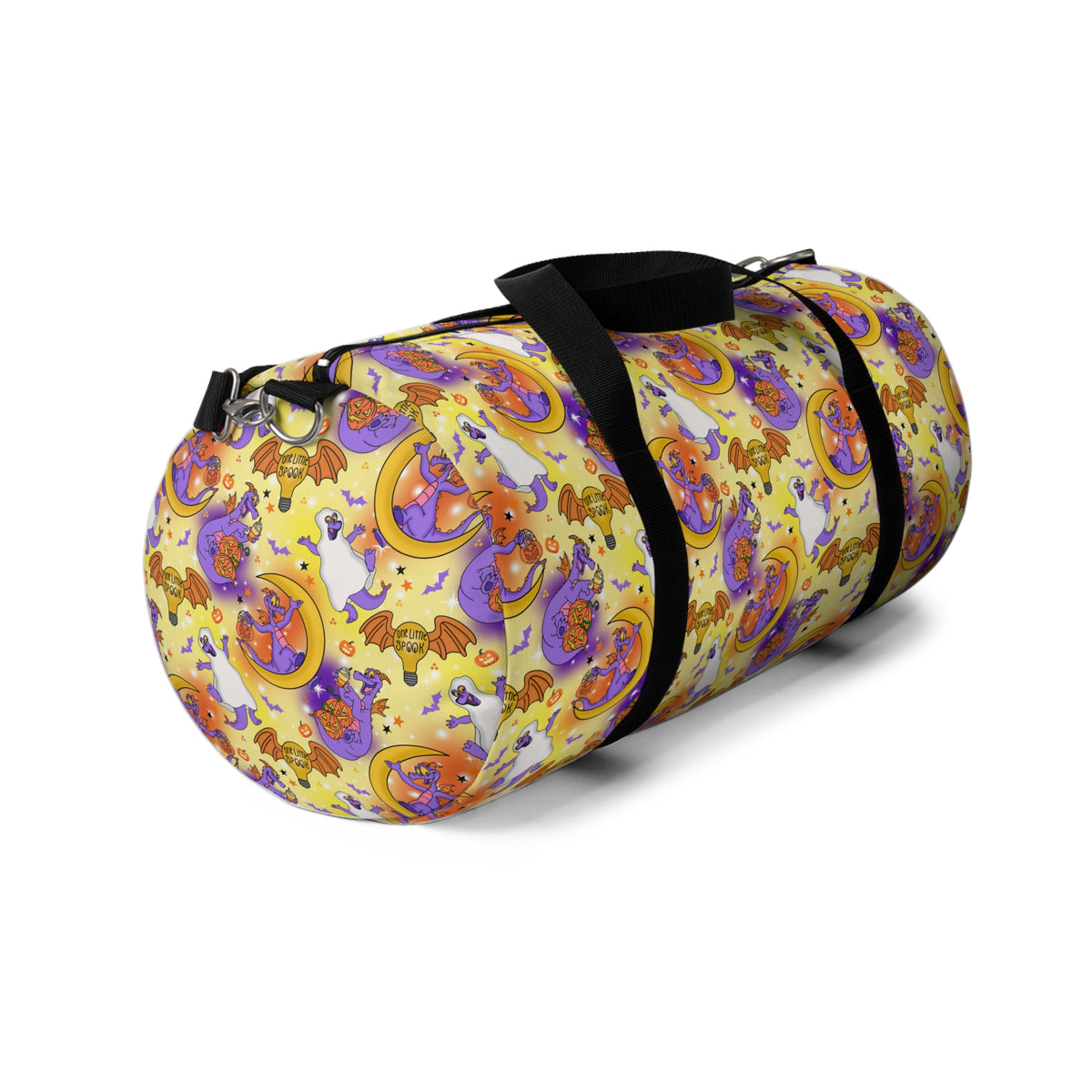 Figment on the Moon Yellow Travel Duffel Bag