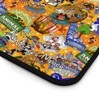 Four Parks Ride Collage Stateroom Desk Mat