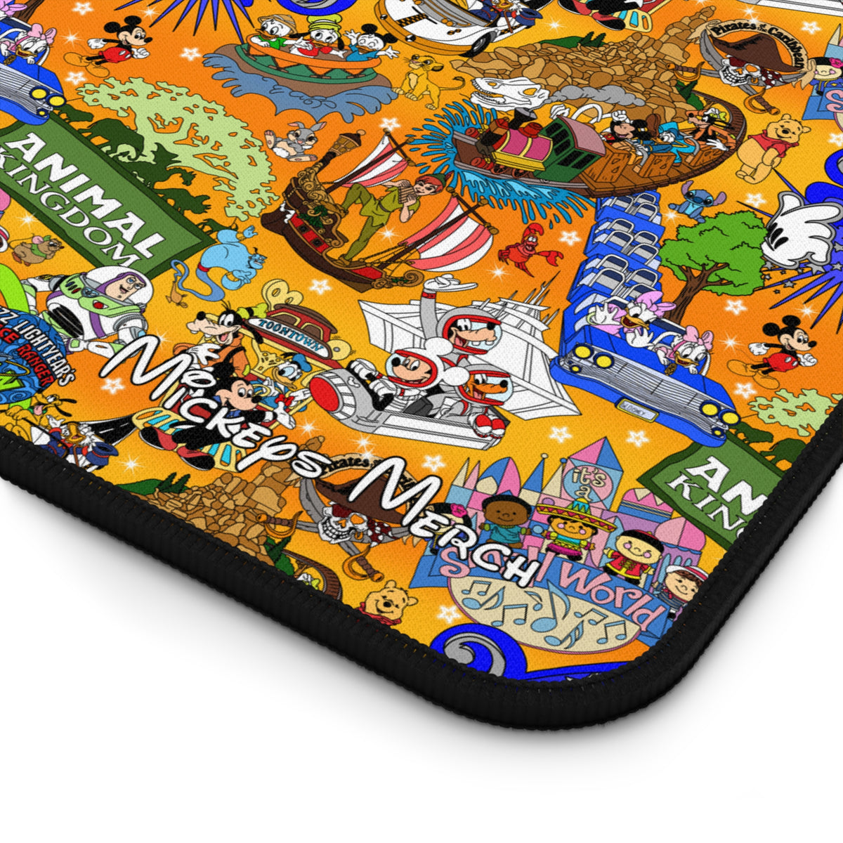 Four Parks Ride Collage Stateroom Desk Mat