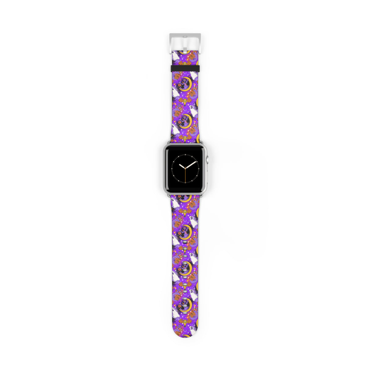 Figment on the Moon Purple Whimsical Watch Band - Apple