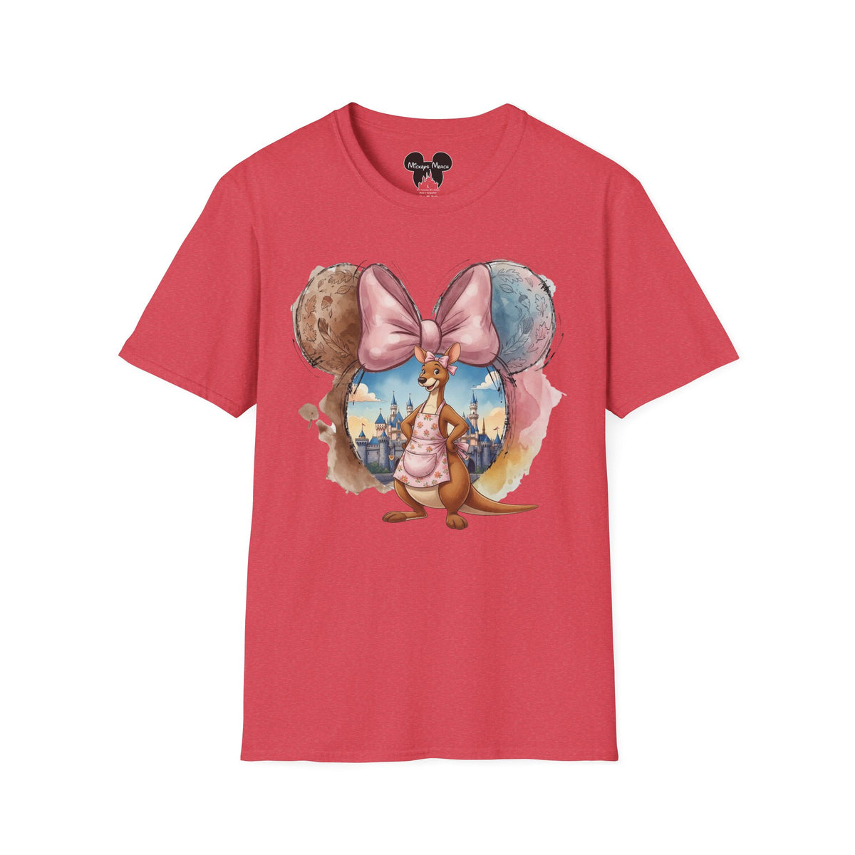Winnie the Pooh - Kanga's Pastel Castle Vignette Unisex Graphic Tee