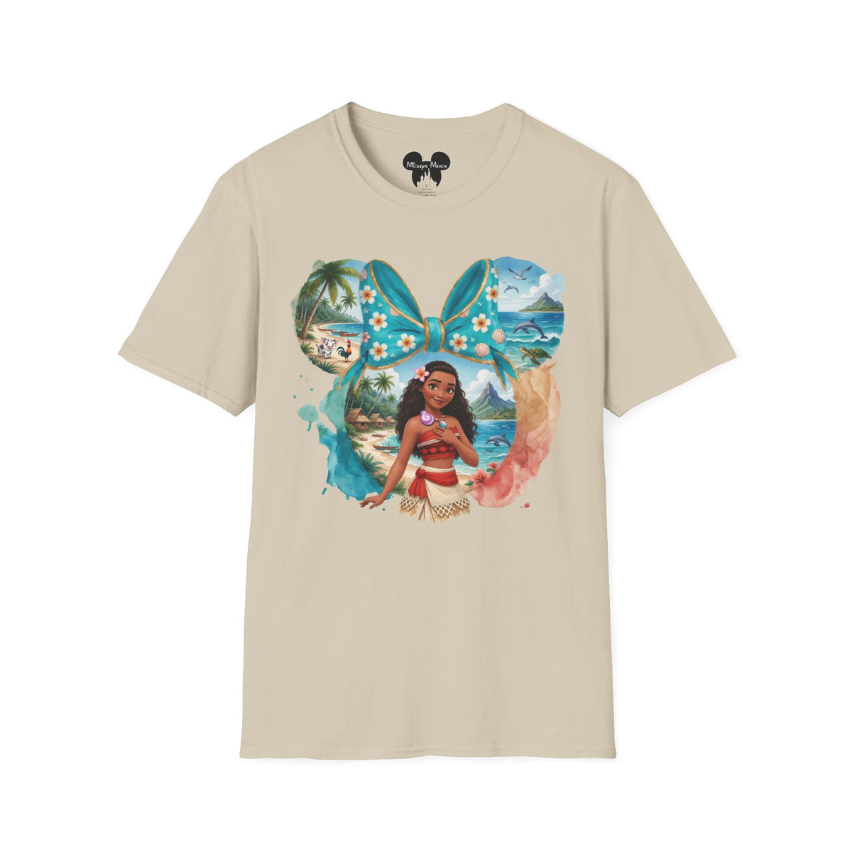 Disney Princess - Moana's Ocean Wayfinder Vignette Unisex Graphic Tee
