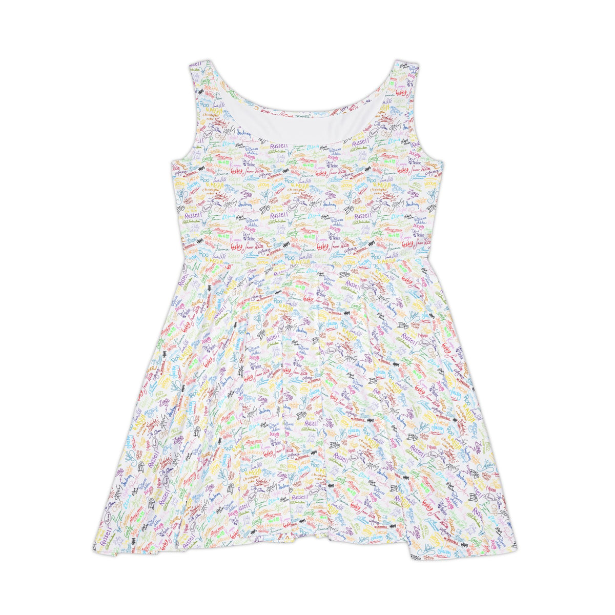 Character Autographs on White Sundress