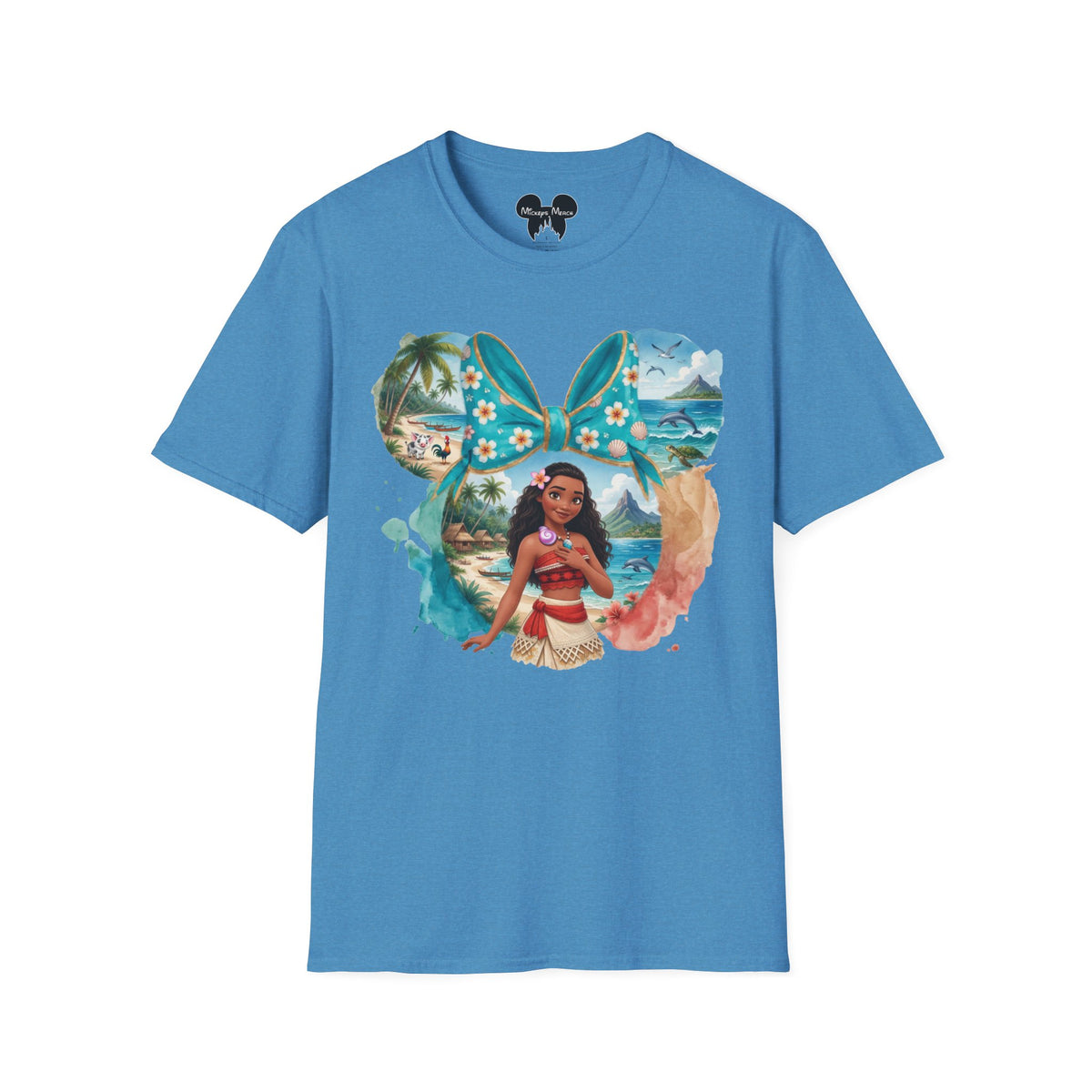 Disney Princess - Moana's Ocean Wayfinder Vignette Unisex Graphic Tee