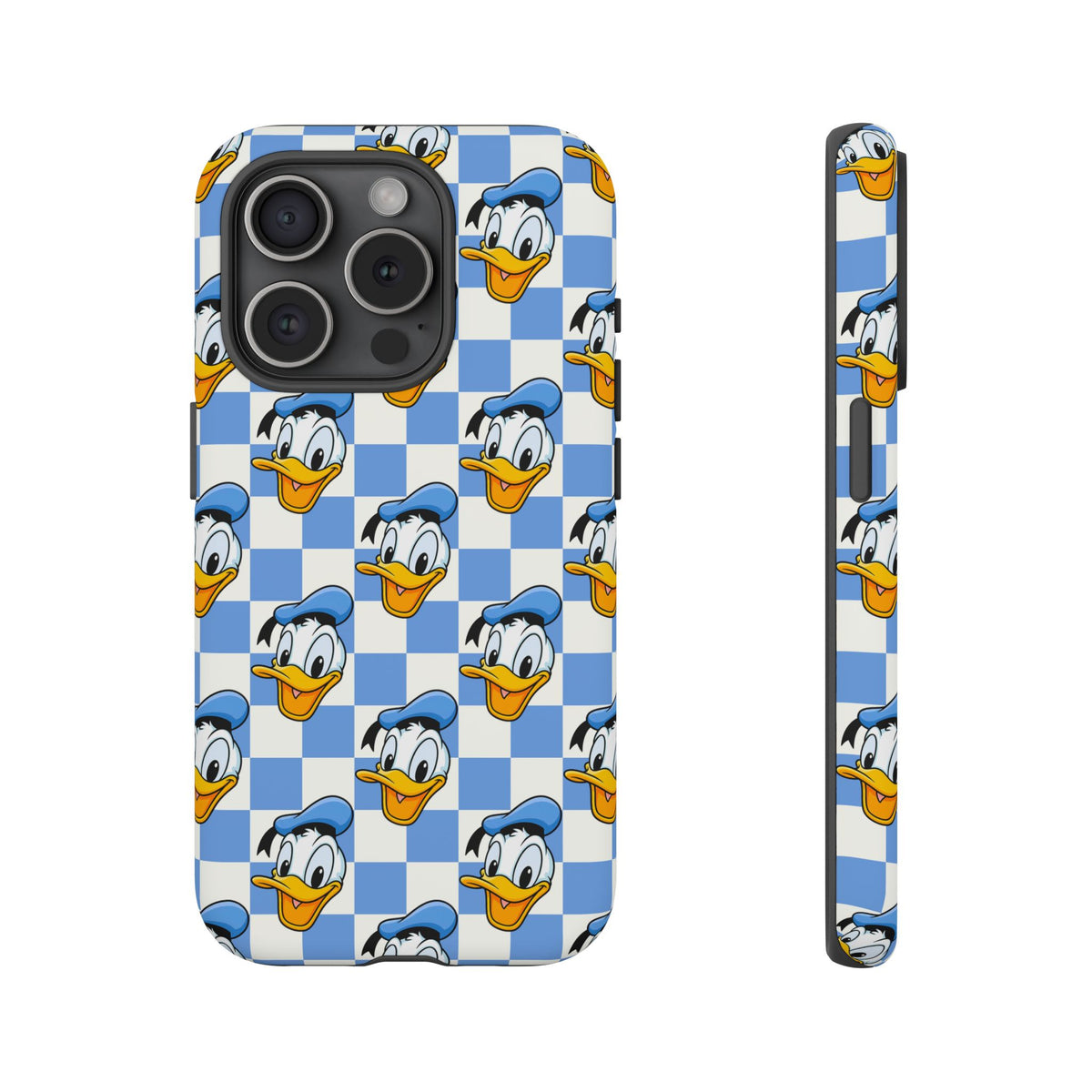Blue Checkerboard Donald Resort Ready Cell Phone Tech Case