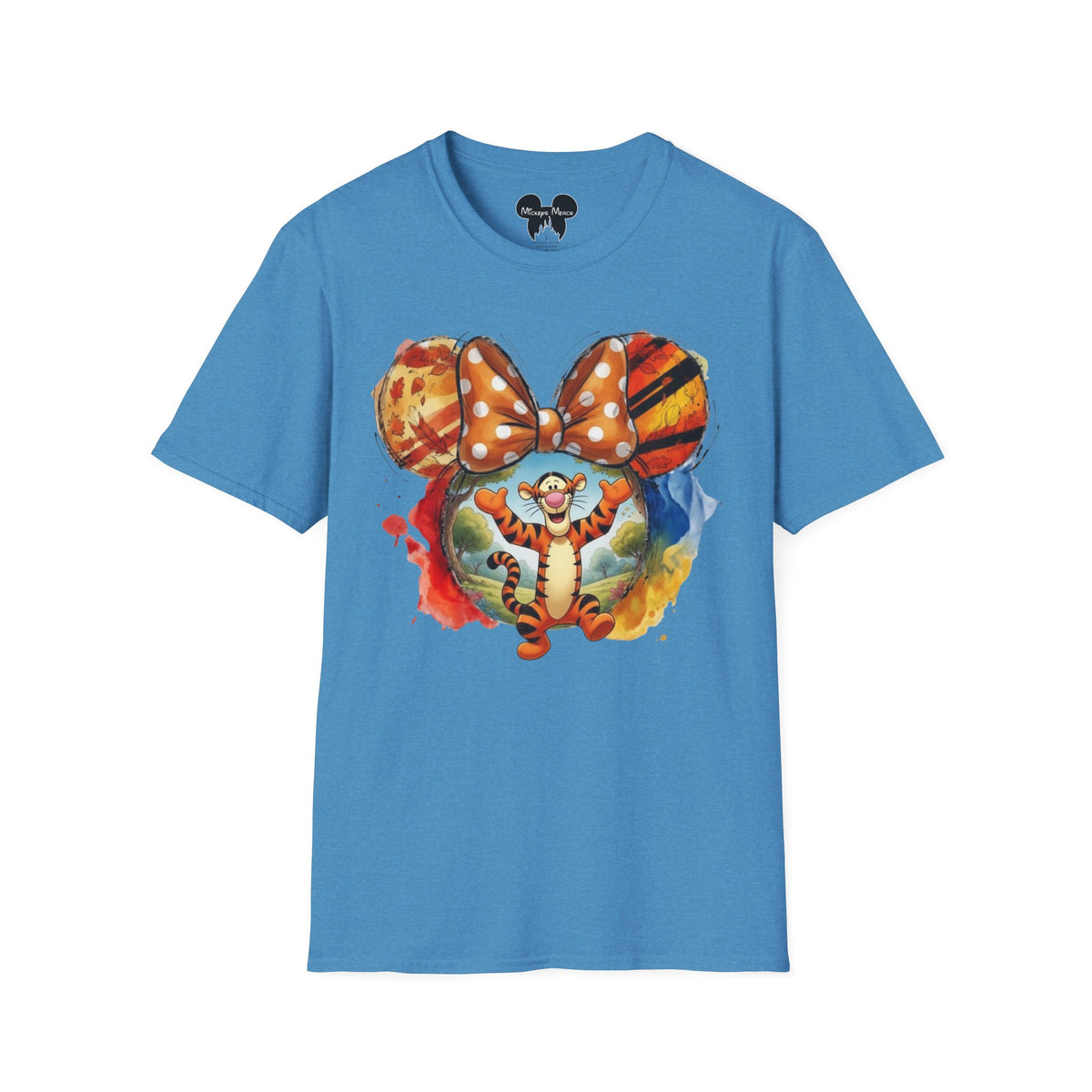 Winnie the Pooh - Tigger's Bouncy Autumn Vignette Unisex Graphic Tee