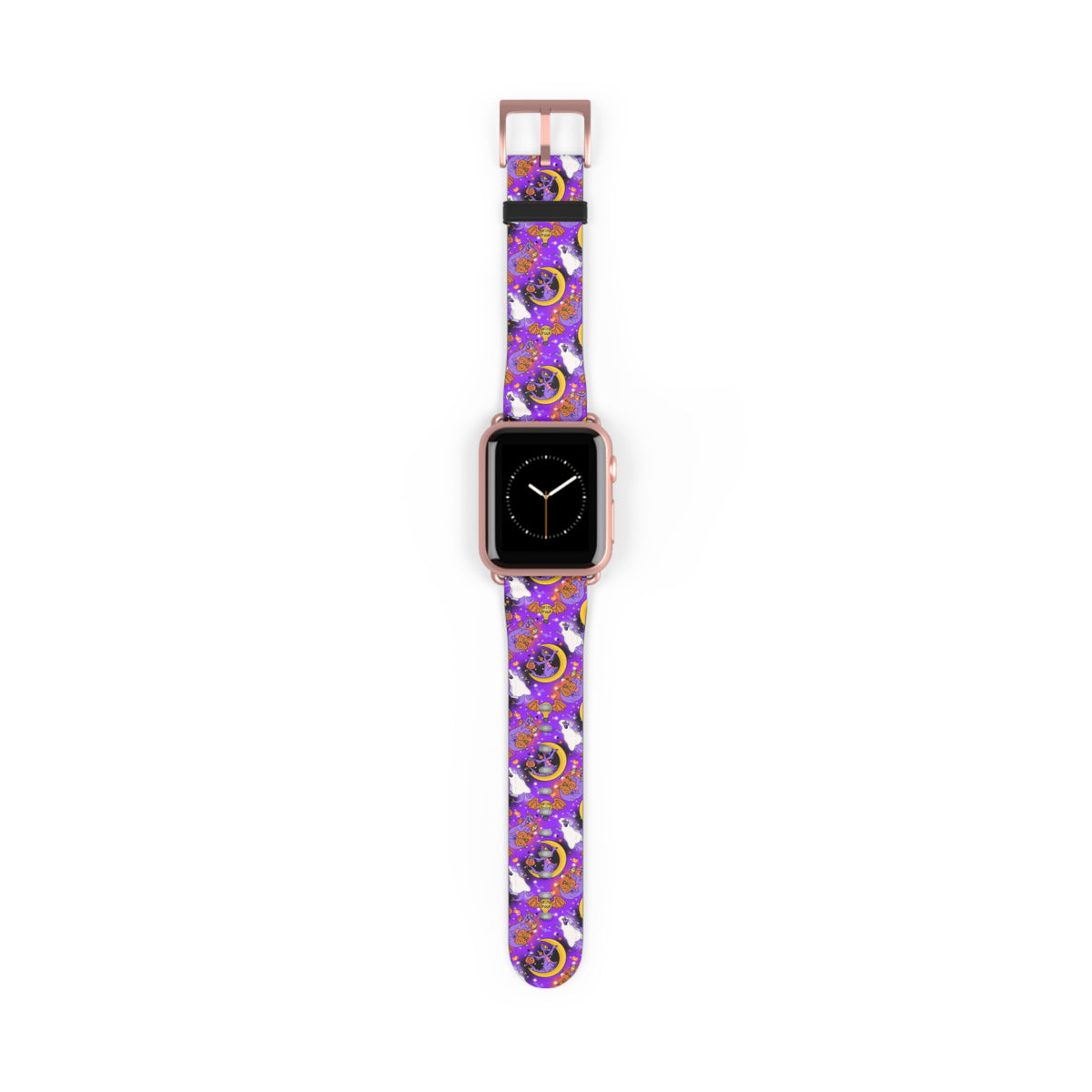 Figment on the Moon Purple Whimsical Watch Band - Apple