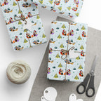 Christmas Castle Sleigh Ride Wrapping Paper Roll