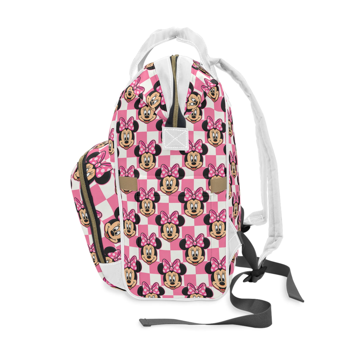 Pink Checkerboard Minnie Magic Maker Diaper Daypack