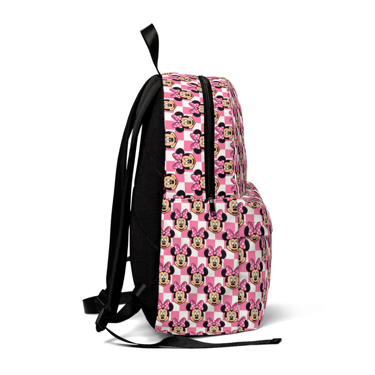 Pink Checkerboard Minnie Park Hopper Backpack