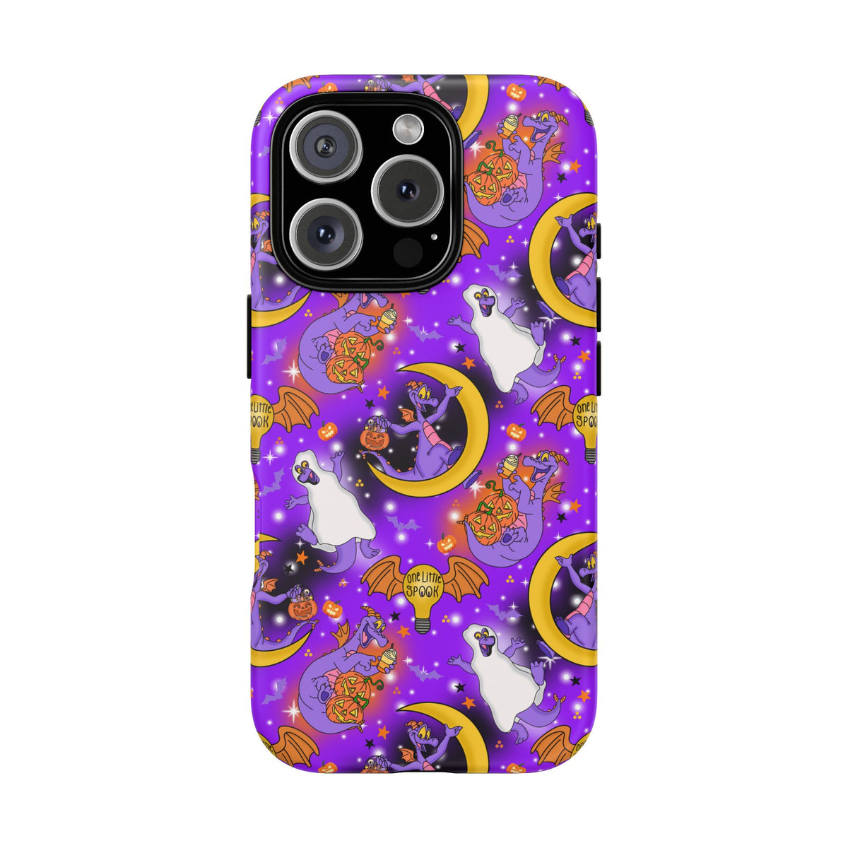 Figment on the Moon Purple Resort Ready Cell Phone Tech Case