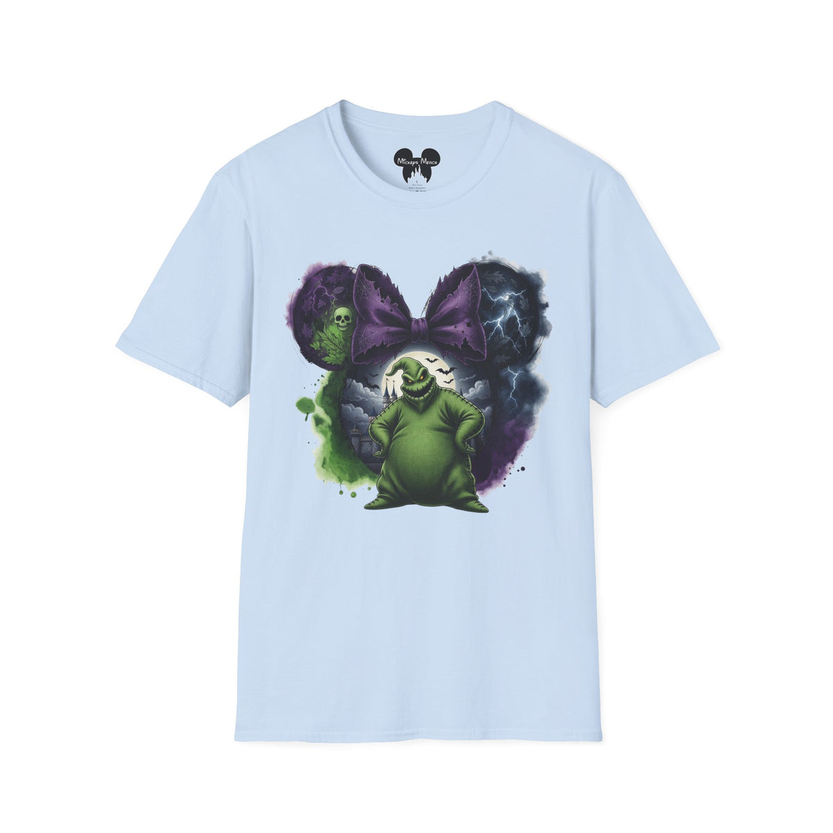 TNBC - Oogie Boogie's Spooky Cobweb Vignette Unisex Graphic Tee