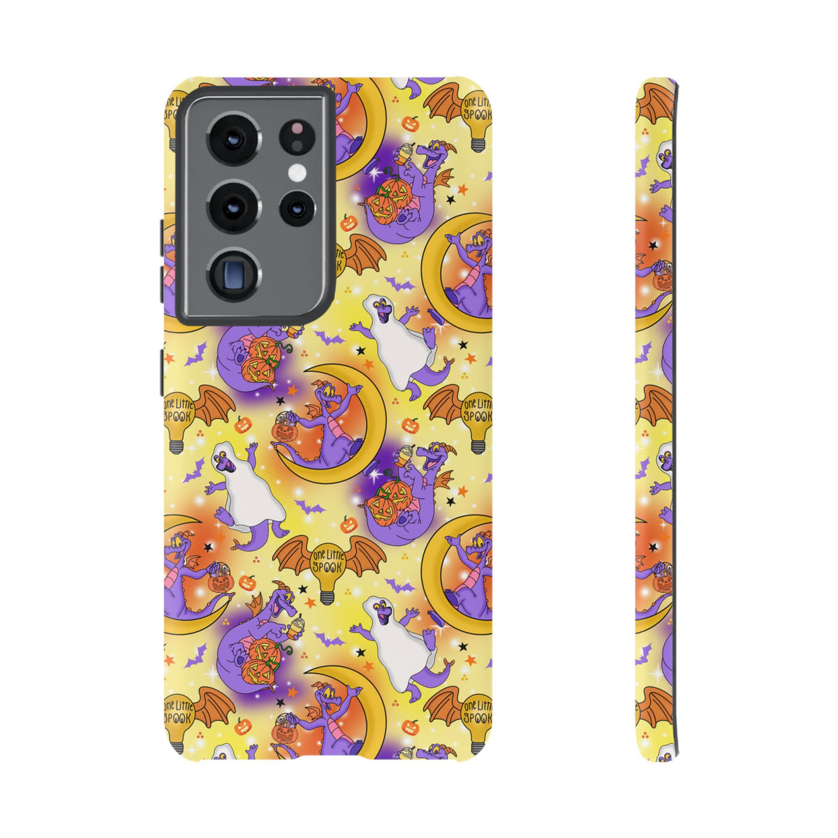 Figment on the Moon Yellow Resort Ready Cell Phone Tech Case