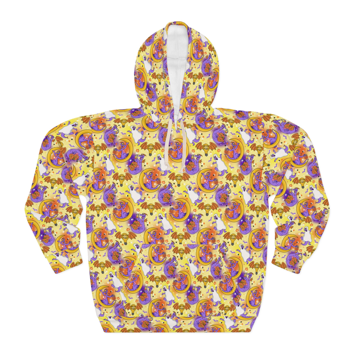 Figment on the Moon Yellow Hooded Sweatshirt