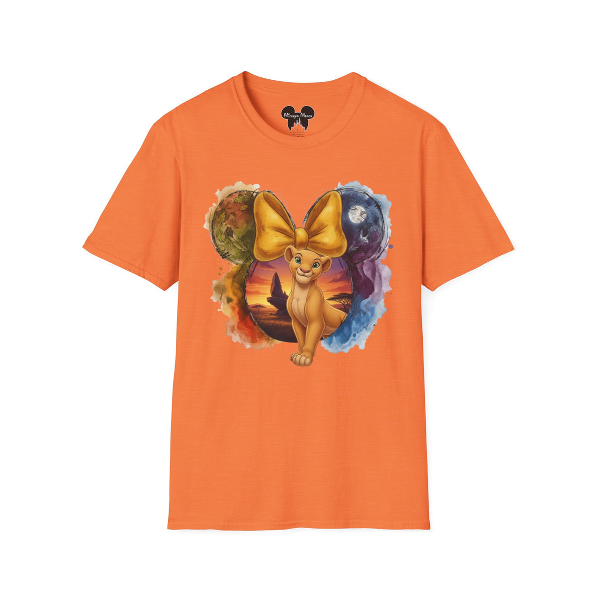Lion King - Nala's Gold Sunset Vignette Unisex Graphic Tee