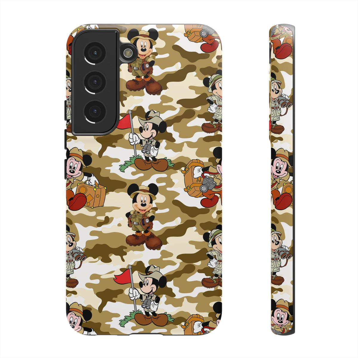 Jungle Camo Mickey Resort Ready Cell Phone Tech Case