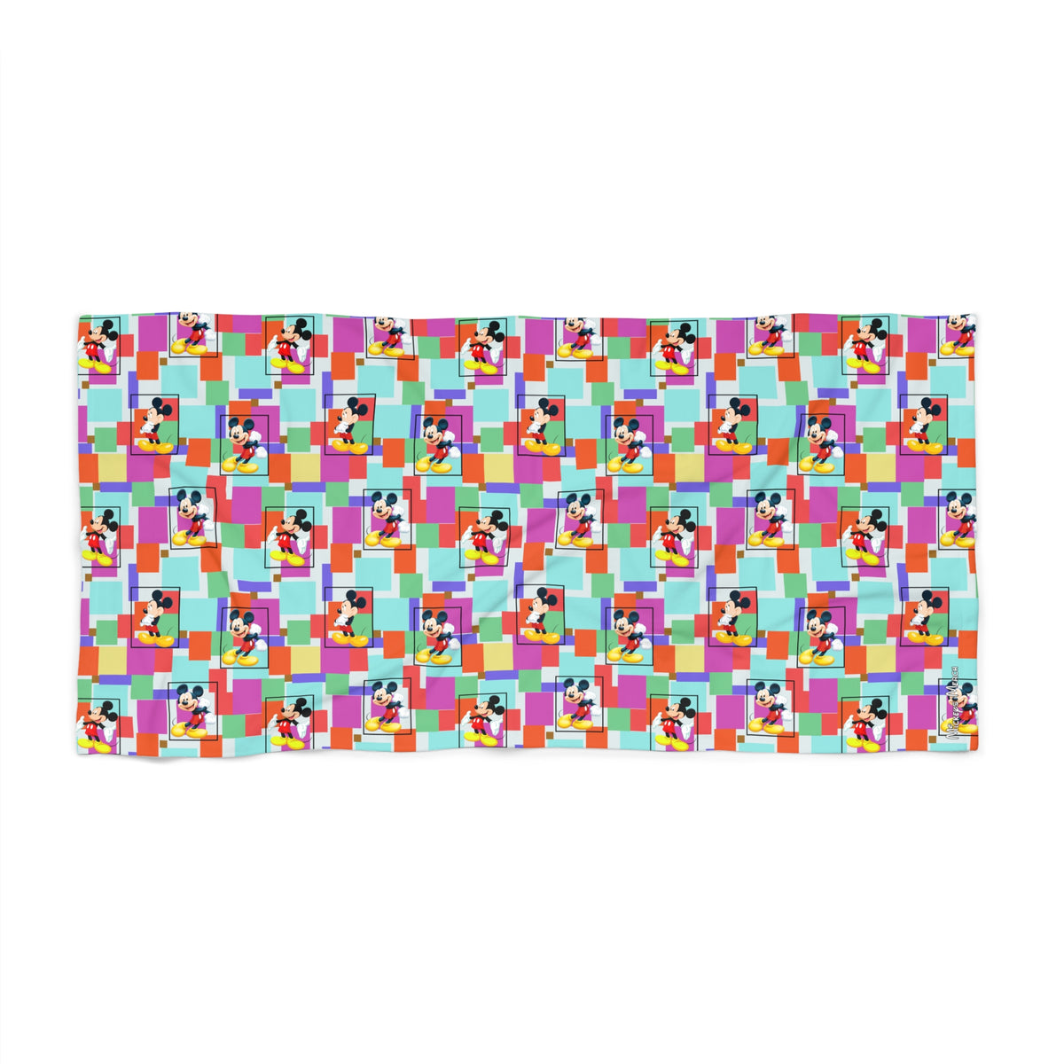 Colorblock Mickey Beach Towel