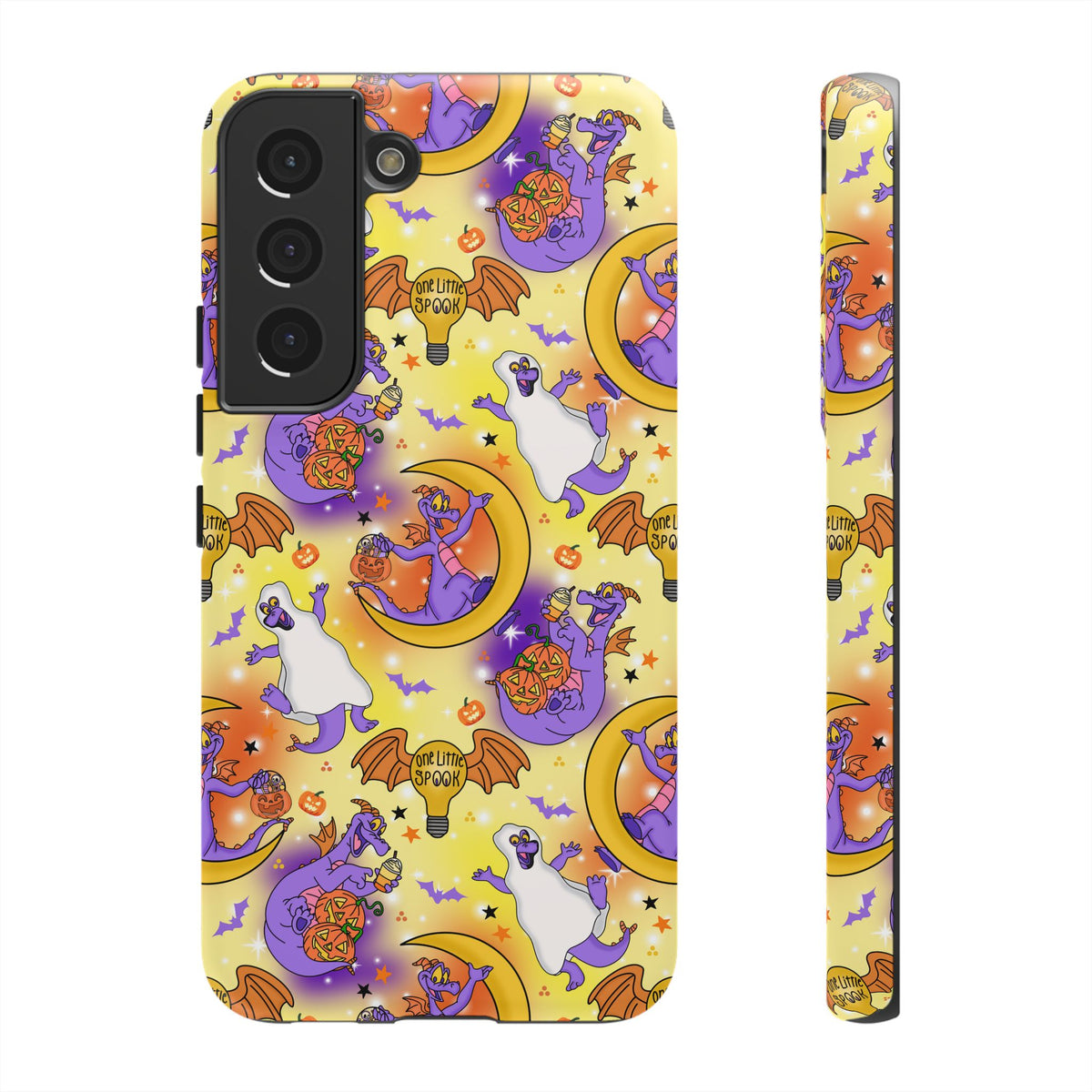 Figment on the Moon Yellow Resort Ready Cell Phone Tech Case