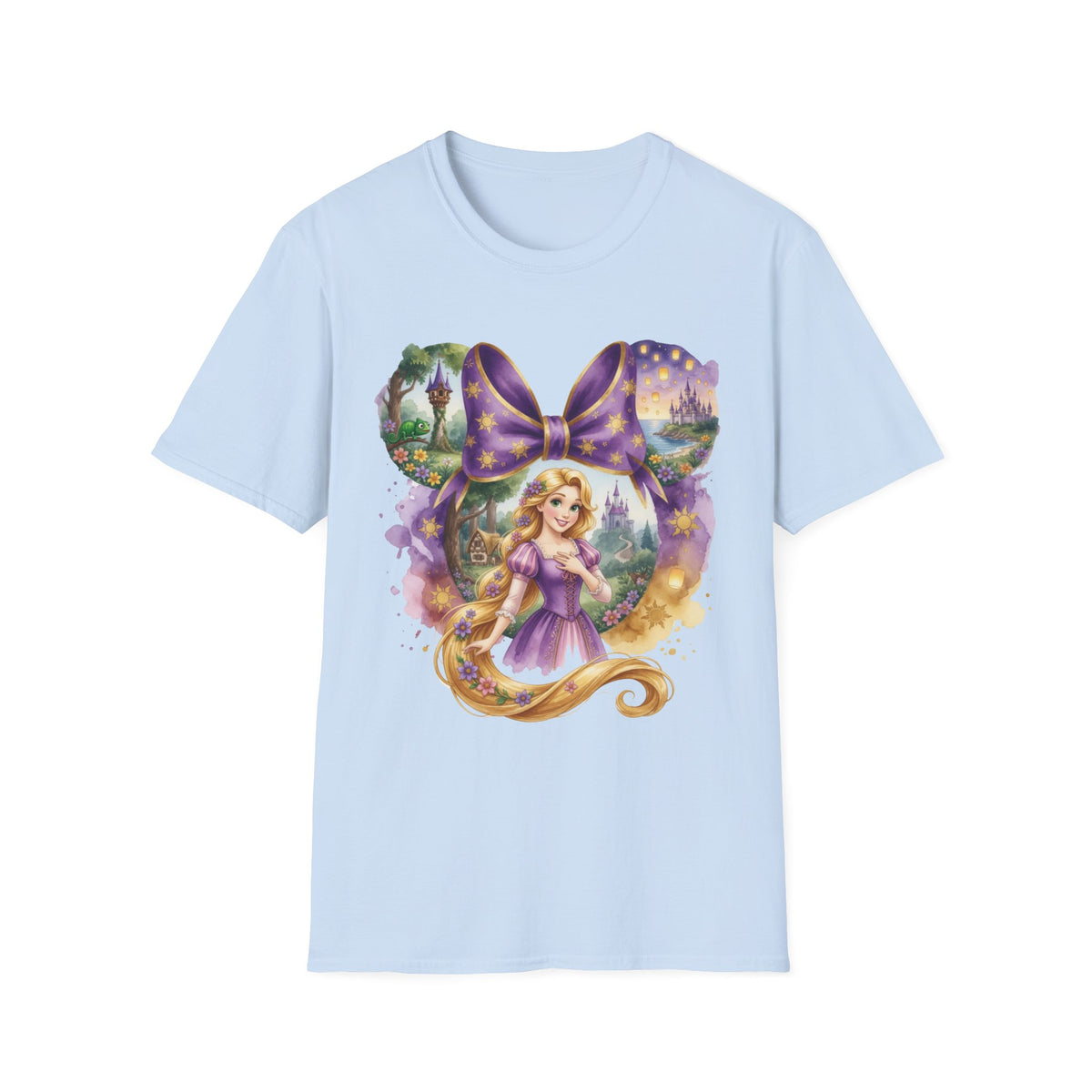 Disney Princess - Rapunzel's Floating Lanterns Vignette Unisex Graphic Tee
