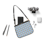Blue Checkerboard Donald Small Shoulder Bag