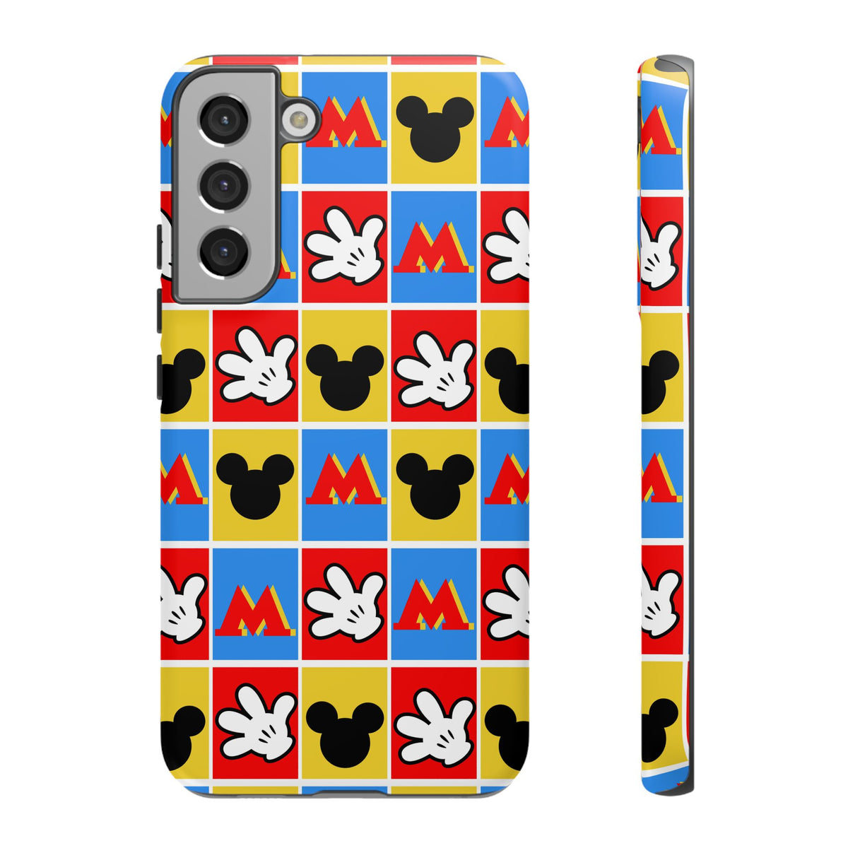 Checkerboard Mickey Hands Resort Ready Cell Phone Tech Case