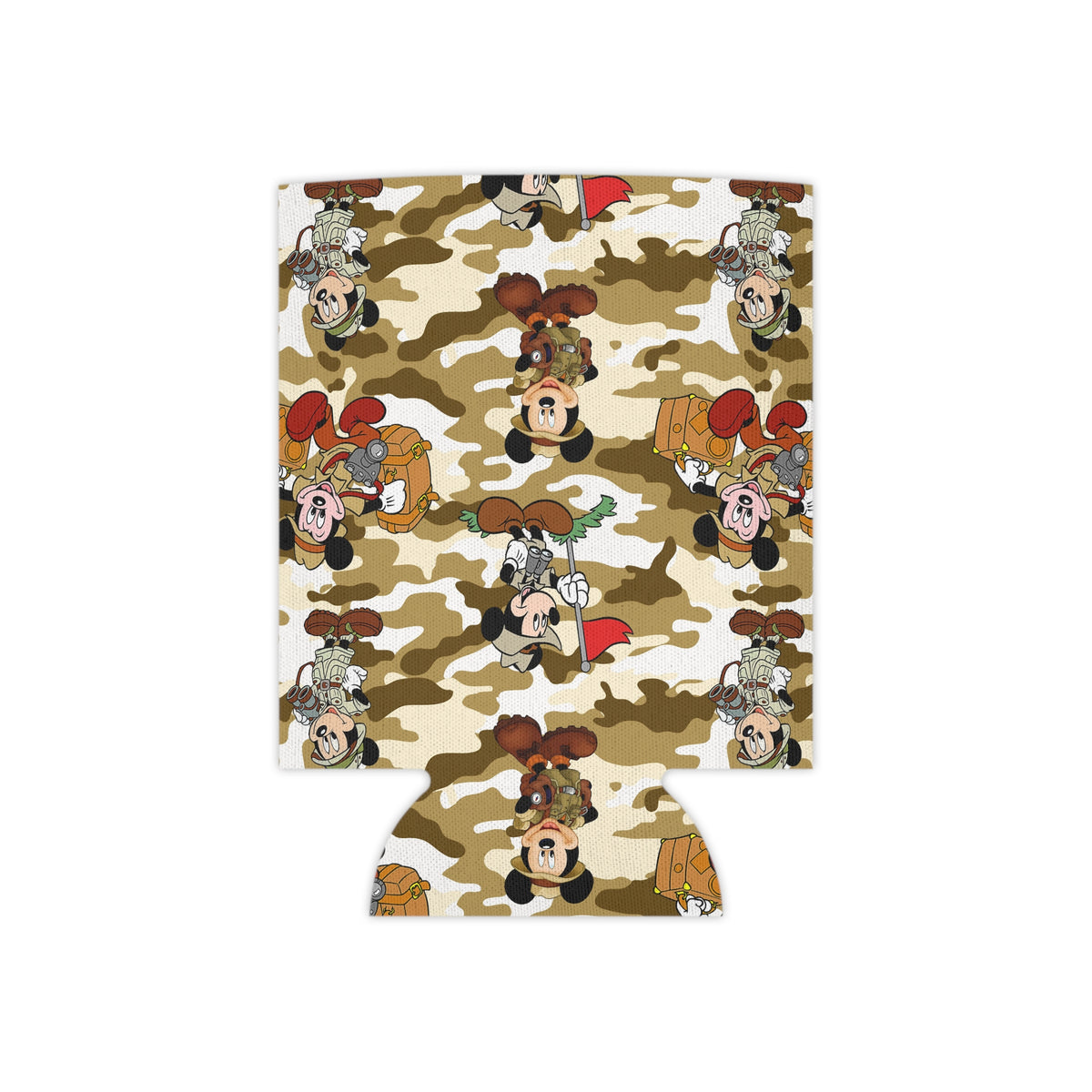 Jungle Camo Mickey Can Cooler Drink Koozie