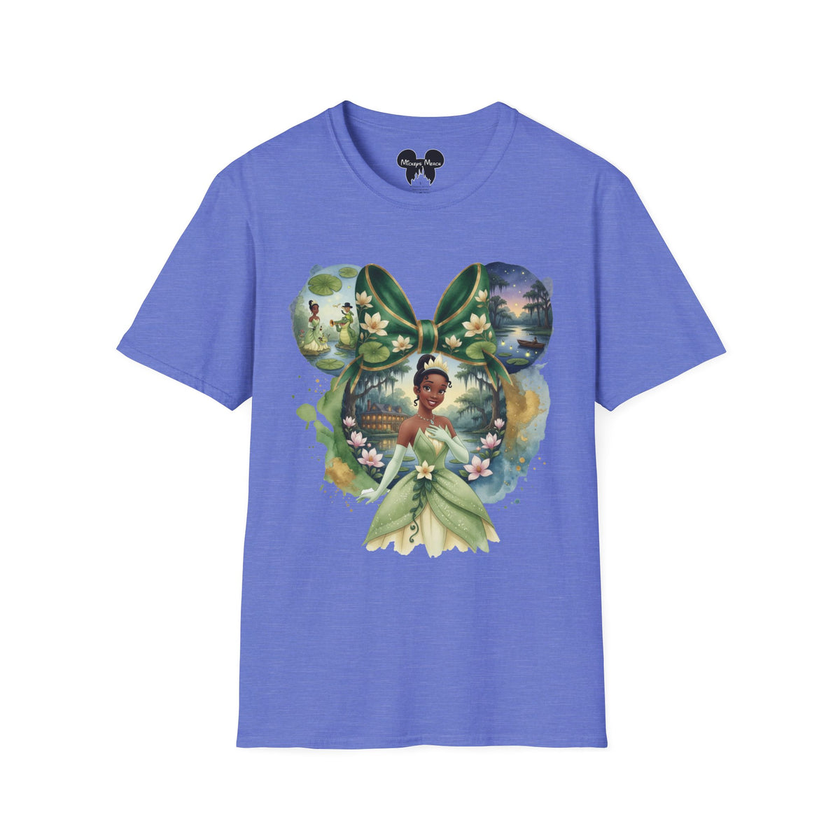 Disney Princess - Tiana's Bayou Waterlily Vignette Unisex Graphic Tee