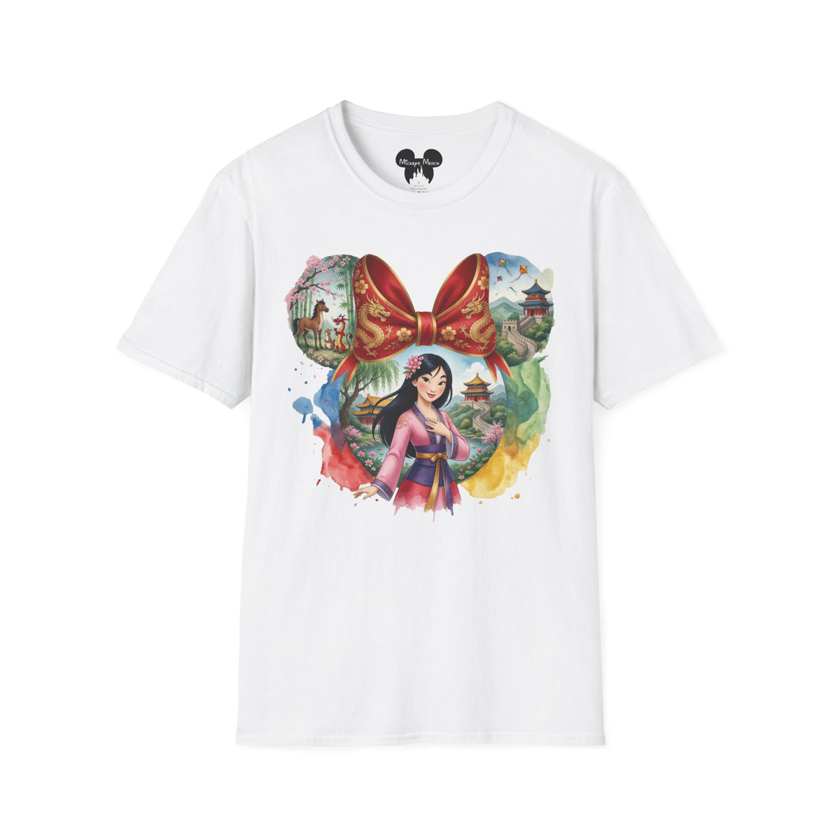 Disney Princess - Mulan's Imperial Blossom Vignette Unisex Graphic Tee