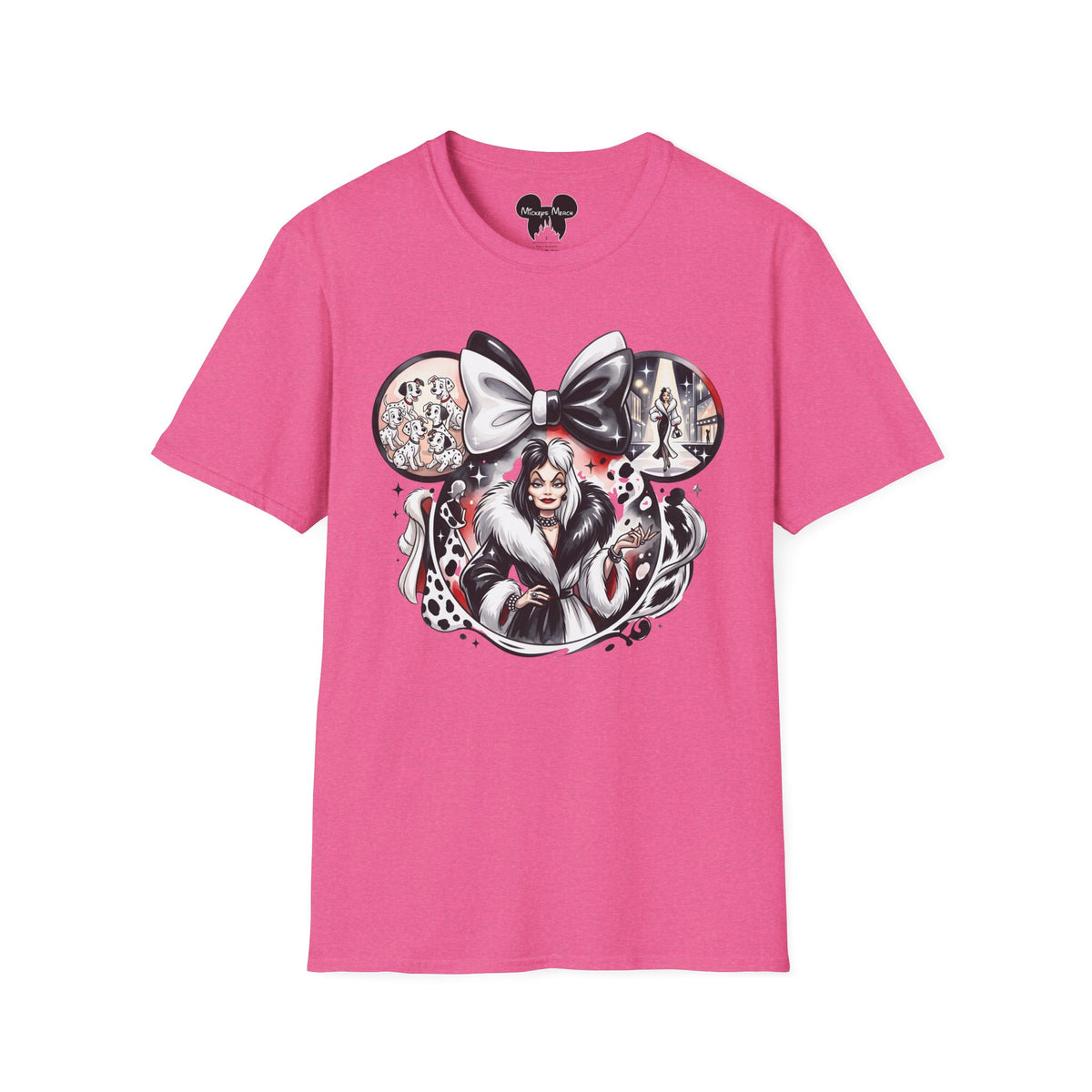Disney Villains - Cruella's Spotted Couture Vignette Unisex Graphic Tee