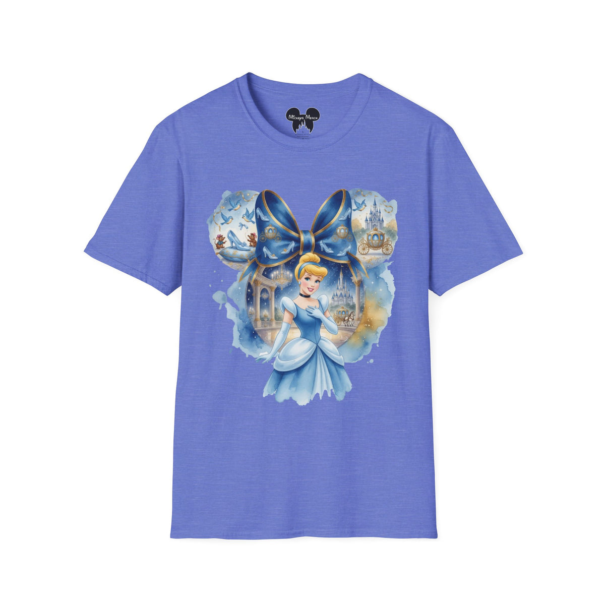 Disney Princess - Cinderella's Midnight Glass Slipper Vignette Unisex Graphic Tee