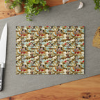 Jungle Camo Mickey Glass Cutting Board