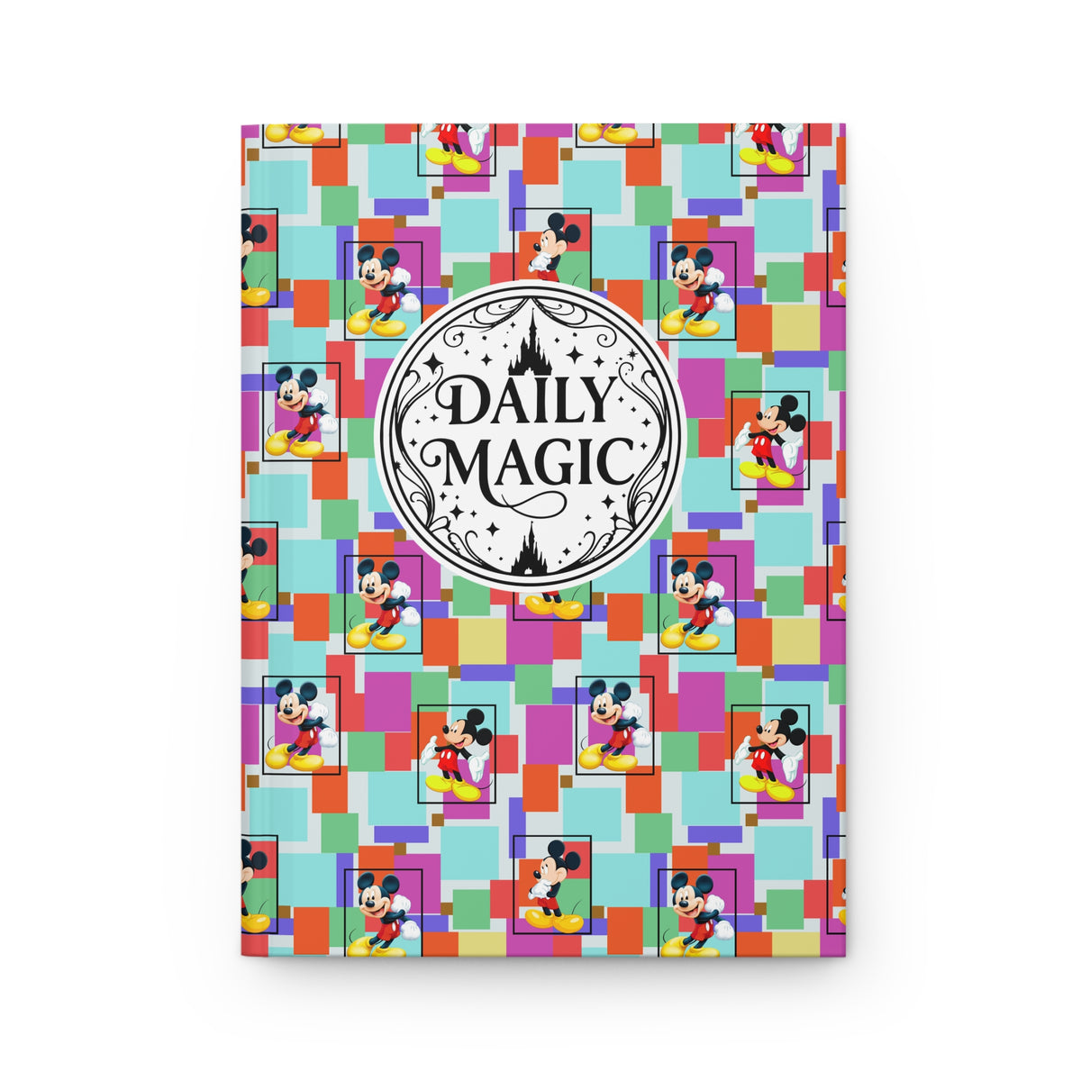 Colorblock Mickey Daily Magic Matte Hardcover Journal